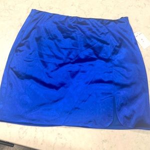Bright Royal blue Skirt NWT